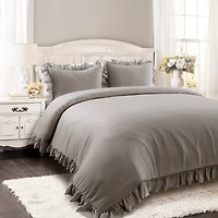 Gray Riley 3-pc. King Comforter Set
