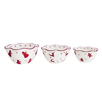 Winterfest Candy Bowls, Set of 3