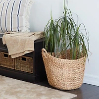 Natural Braided Seagrass Basket