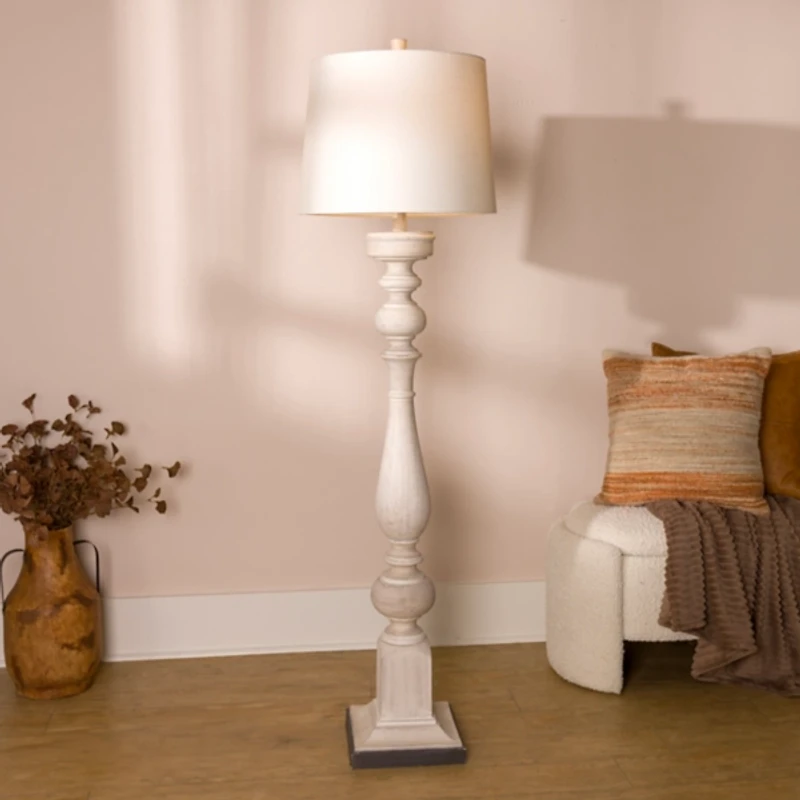 Prussia White Floor Lamp