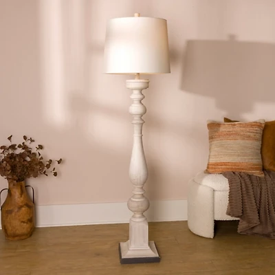Prussia White Floor Lamp