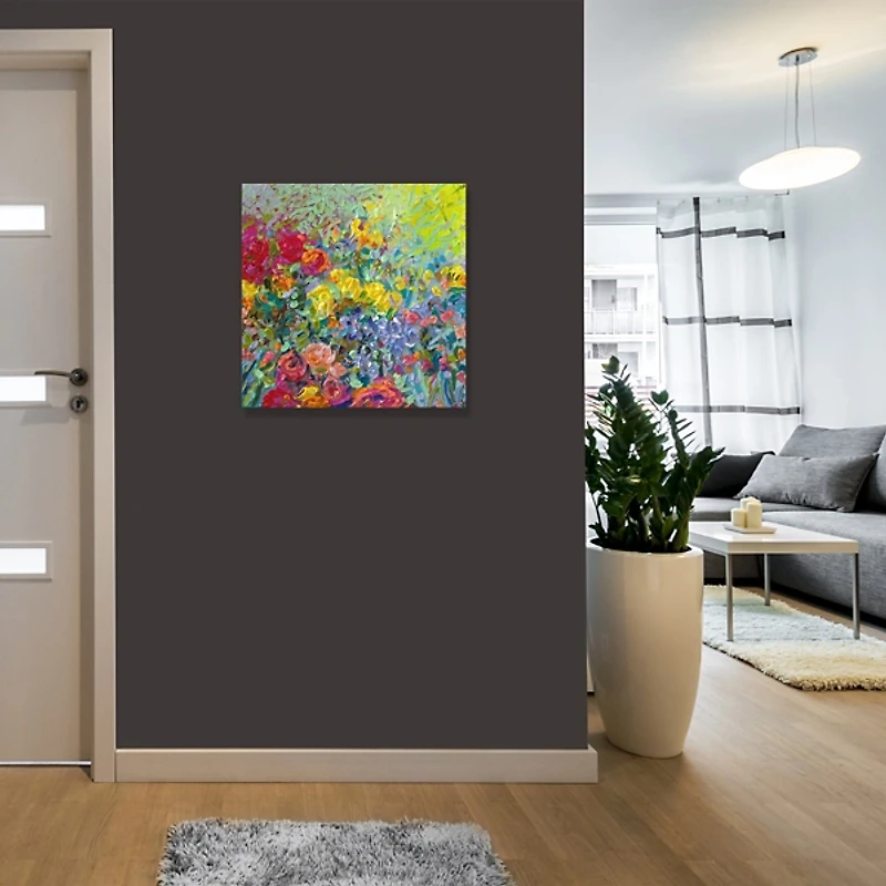 Clay Flowers Canvas Art Print