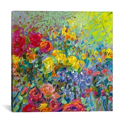 Clay Flowers Canvas Art Print