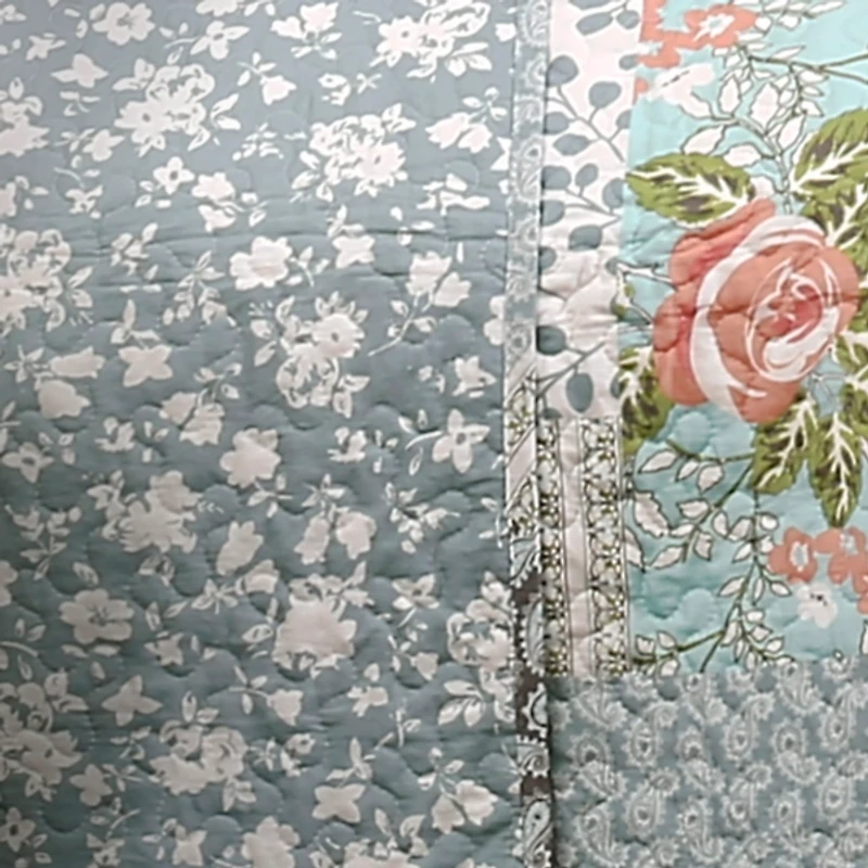 Blue Raina 3-pc. Full/Queen Quilt Set