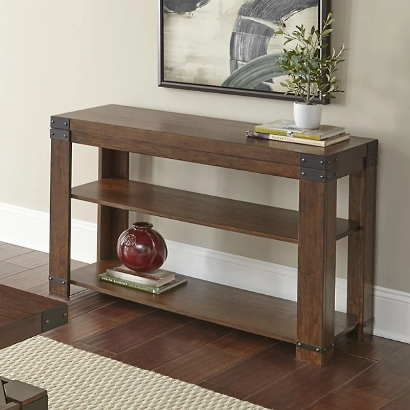 Nolan Cherry Wood Console Table