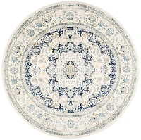 Blue Verona Round Area Rug, 5 ft.