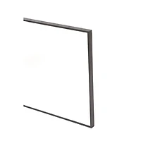 Black Wood Framed Mirror, 24x40 in.