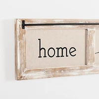Home Sweet Home Rustic Door Frame Wood Wall Plaque
