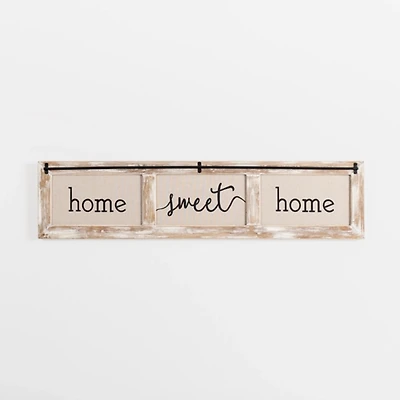 Home Sweet Home Rustic Door Frame Wood Wall Plaque