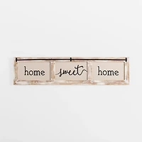 Home Sweet Home Rustic Door Frame Wood Wall Plaque