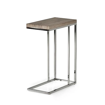 Lucia Chrome Chairside Table