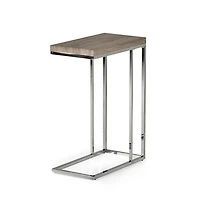 Lucia Chrome Chairside Table