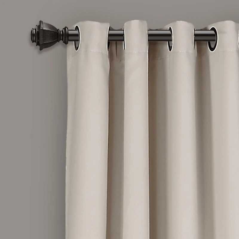 Wheat Lush Insulated Curtain Panel Set, 84 in.