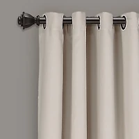 Wheat Lush Insulated Curtain Panel Set, 84 in.