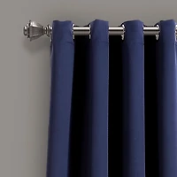 Navy Blackout Curtain Panel Set, 95 in.