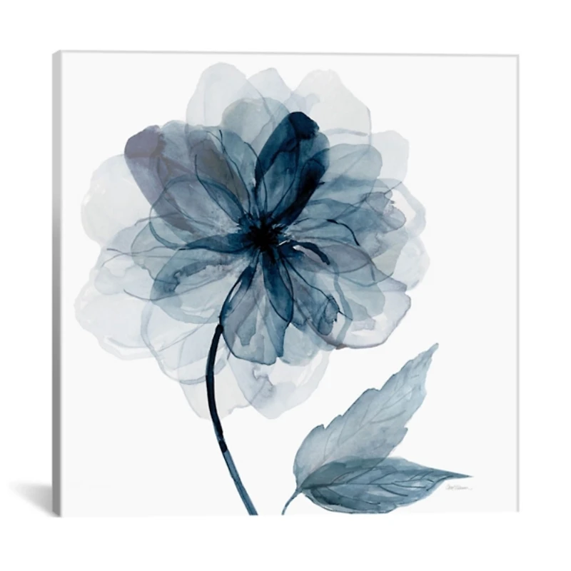 Indigo Bloom I Canvas Art Print