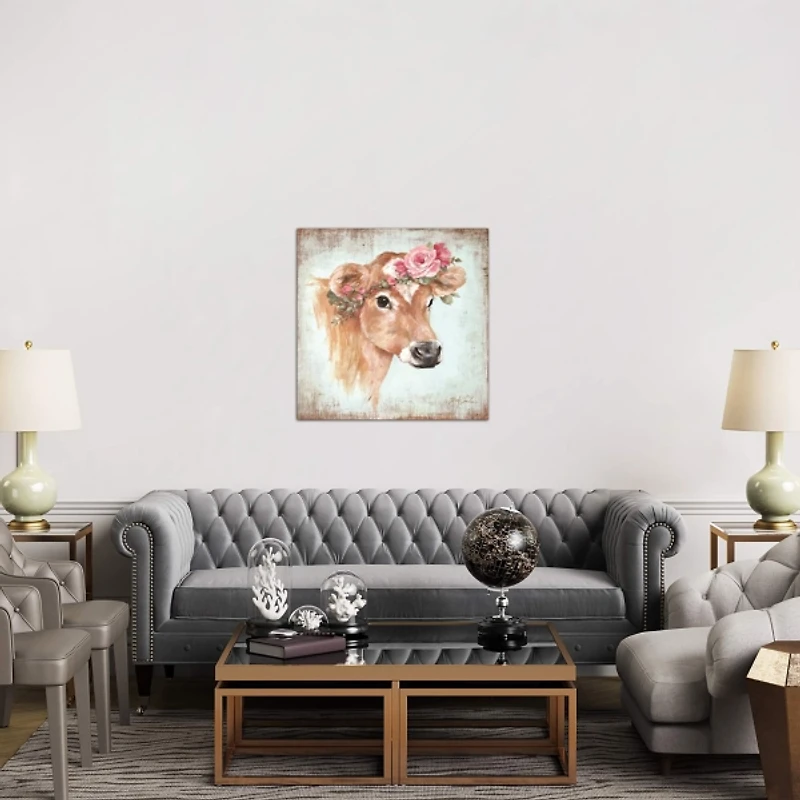 Rosie Cow Canvas Art Print