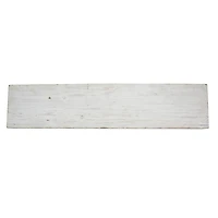 Whitewashed Wood Floating Shelf