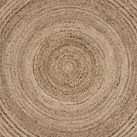 Jute Braided Round Area Rug, 6 ft.