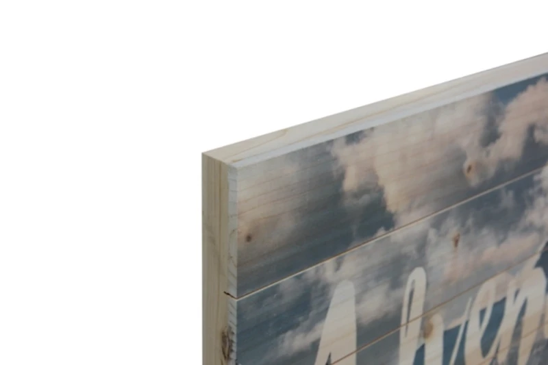 Adventure Awaits Wood Art Print