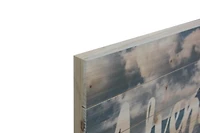 Adventure Awaits Wood Art Print