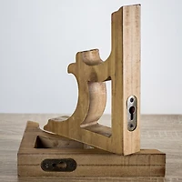 Natural Wood Curved Corbels, Set of 2