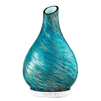 Turquoise Hand-Blown Glass Diffuser