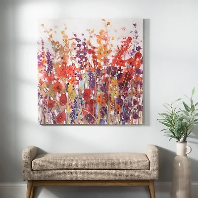 Wildflower Field Canvas Art Print