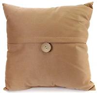 Tan Fairview Button Pillow