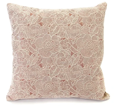 Rose Ashani Welted Pillow