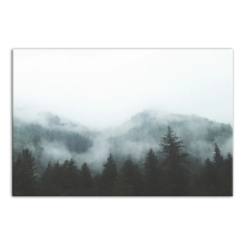 Mountain Haze Photography Canvas Art Print