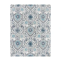Blue and Gray Madison Medallion Area Rug, 8x10