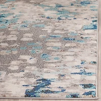 SAFAVIEH Blue & Gray Monaco Boho Dot Area Rug, 5x8