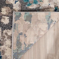 SAFAVIEH Blue & Gray Monaco Boho Dot Rug, 8x11