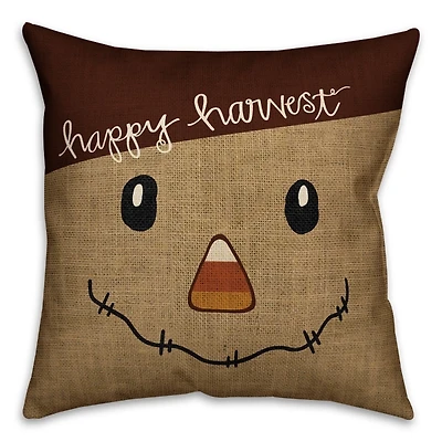 Happy Harvest Scarecrow Double Sided Pillow