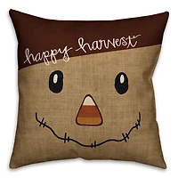 Happy Harvest Scarecrow Double Sided Pillow