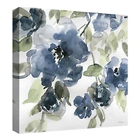 Blue Belles I and II Canvas Art Prints, Set of 2