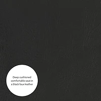 Jack Barrel Back Black Club Chair