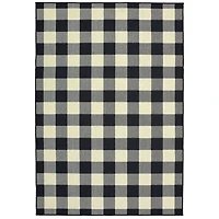 Madura Buffalo Check Outdoor Area Rug, 8x13