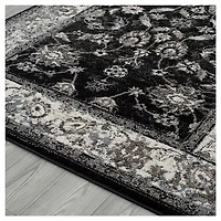 Black Alex Area Rug, 5x7