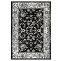 Black Alex Area Rug, 5x7