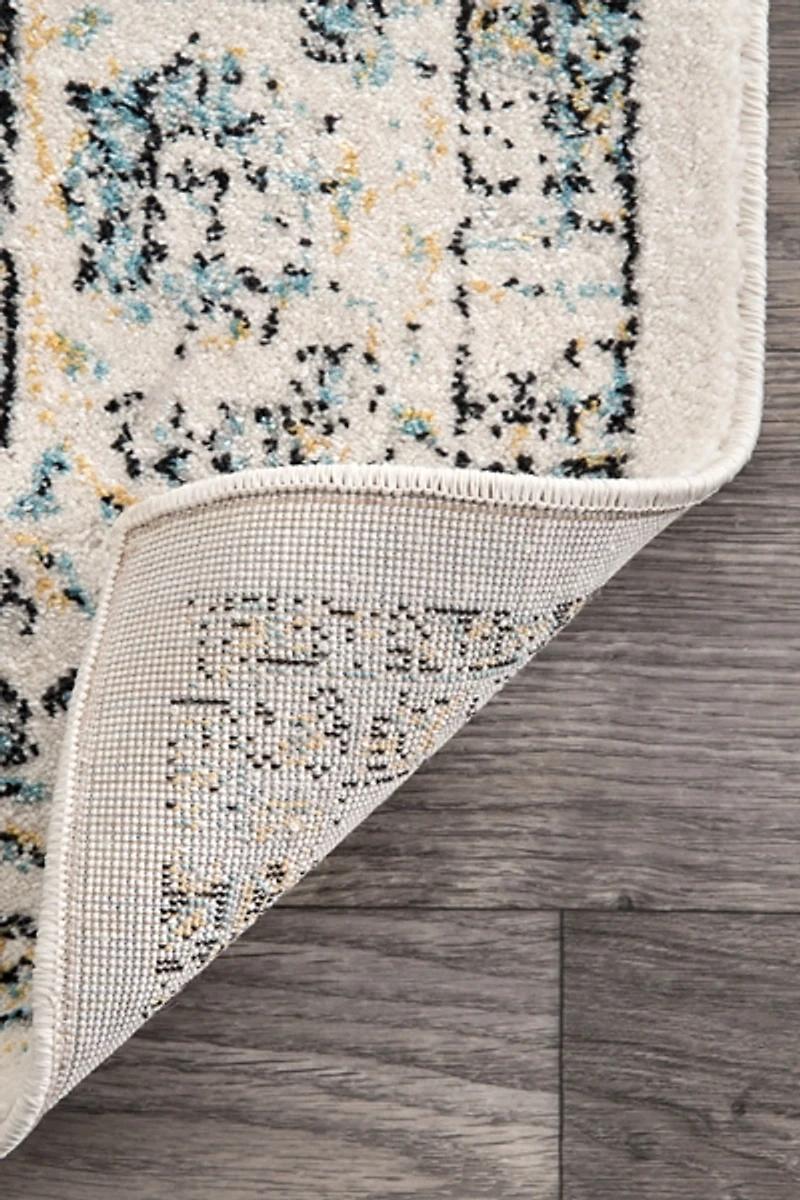 Gray Verona Medallion Area Rug, 5x7