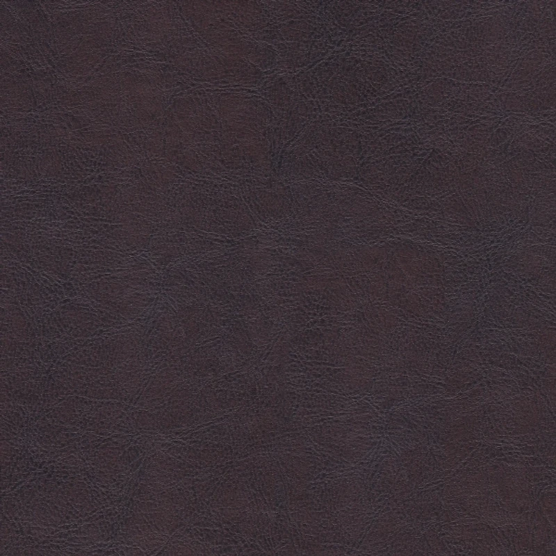 Brown Faux Leather Tufted Round Storage Ottoman