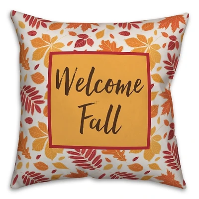 Welcome Fall Double Sided Outdoor Pillow