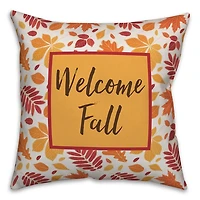 Welcome Fall Double Sided Outdoor Pillow