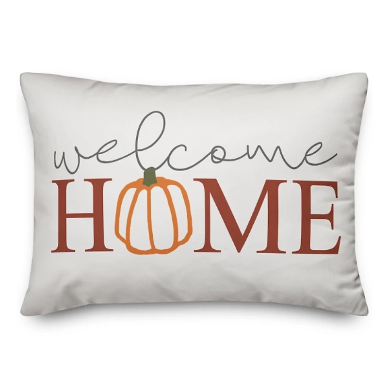 Welcome Home Double Sided Outdoor Accent Pillow