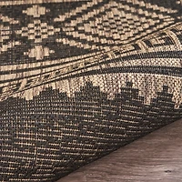 Greek Key Sun Shower Outdoor Area Rug