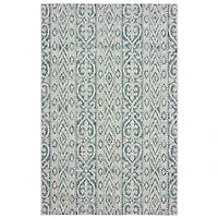 Azure Terrace Sun Shower Outdoor Area Rug, 5x8