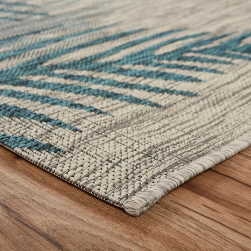 Tropical Palms Captiva Outdoor Area Rug, 5x7