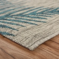 Tropical Palms Captiva Outdoor Area Rug, 5x7
